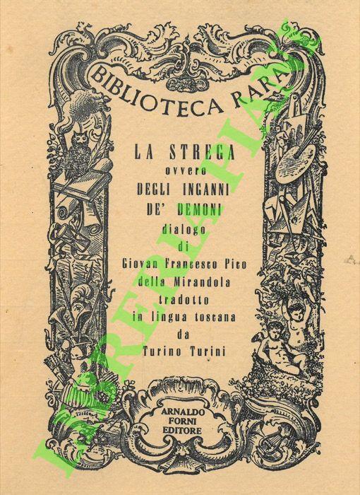 strega ovvero Degli inganni de' demoni - copertina