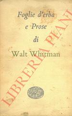 Foglie d'erba e Prose