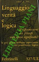 Linguaggio verità e logica