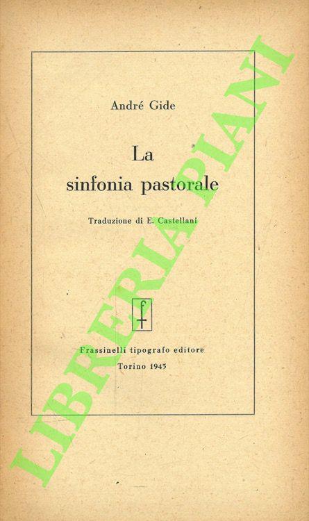 sinfonia pastorale - André Gide - copertina