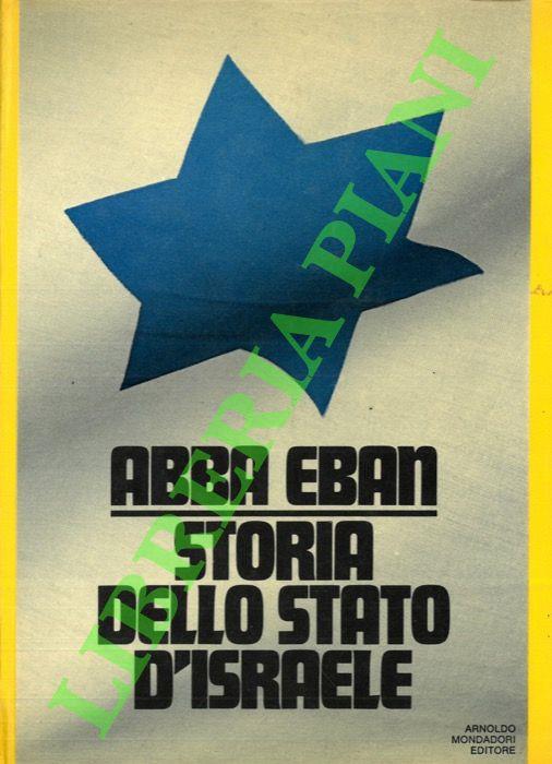 Storia dello Stato d'Israele - Abba Eban - copertina