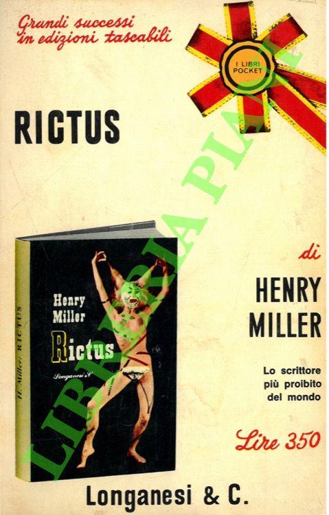 Rictus - Henry Miller - copertina