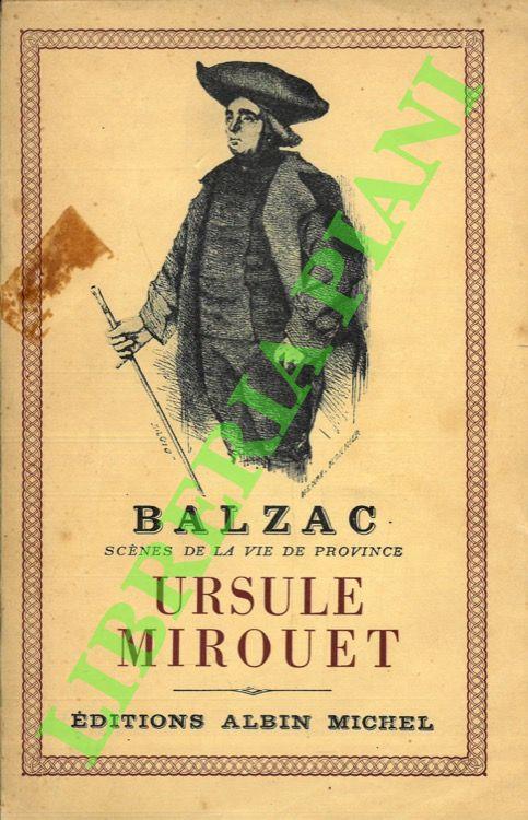 Ursule Mirouet - Honoré de Balzac - copertina