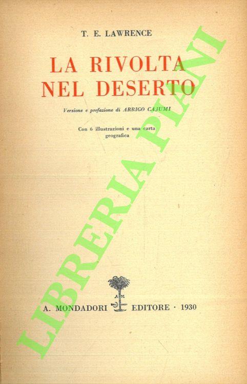 rivolta nel deserto - Thomas Edward Lawrence - copertina