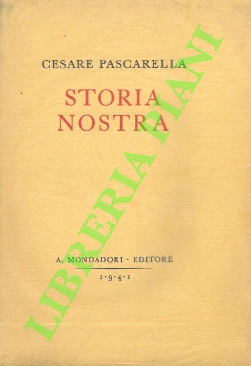 Storia nostra - Cesare Pascarella - copertina
