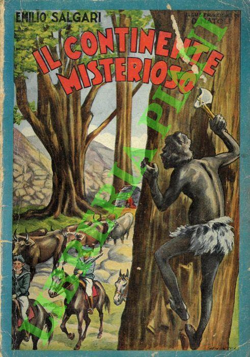 Il continente misterioso - Emilio Salgari - copertina