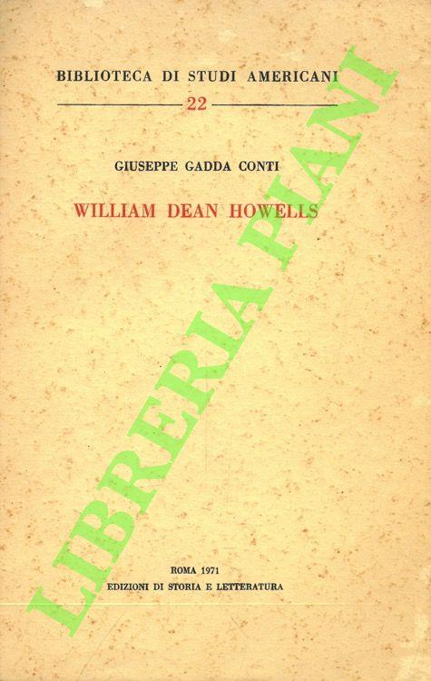 William Dean Howells - Giuseppe Conti Gadda - copertina