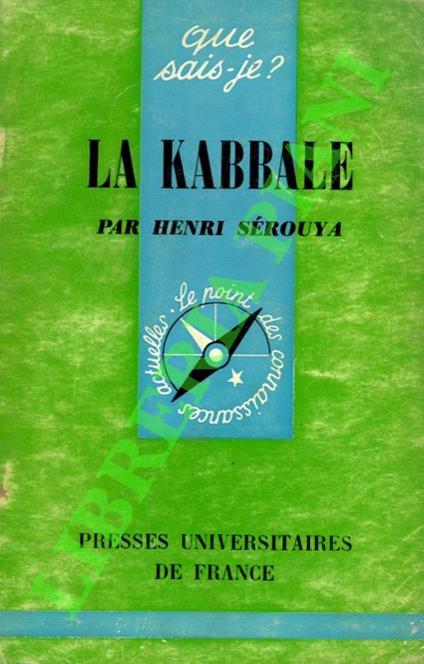 Kabbale - Henri Sérouya - copertina