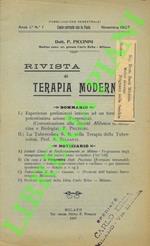 Rivista di terapia moderna