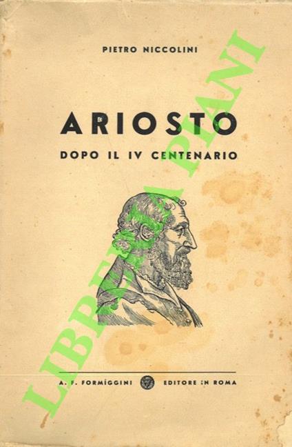 Ariosto dopo il IV centenario - copertina