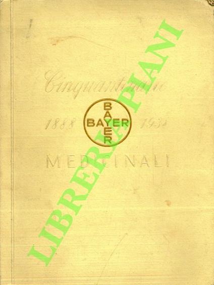 Cinquantenario 1888-1938. - copertina