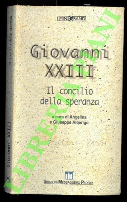 Giovanni XXIII. Il concilio della speranza - copertina
