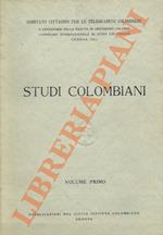 Studi Colombiani. Volumi I-II-III