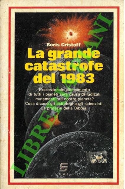 grande catastrofe del 1983 - copertina