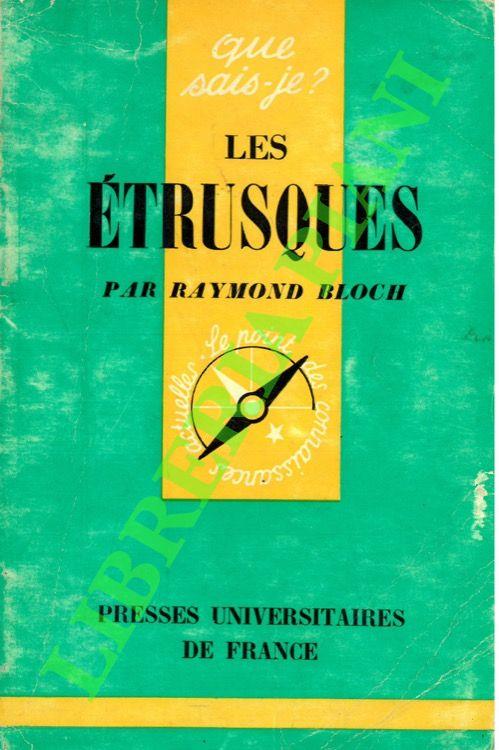 Les Etrusques - Raymond Bloch - copertina