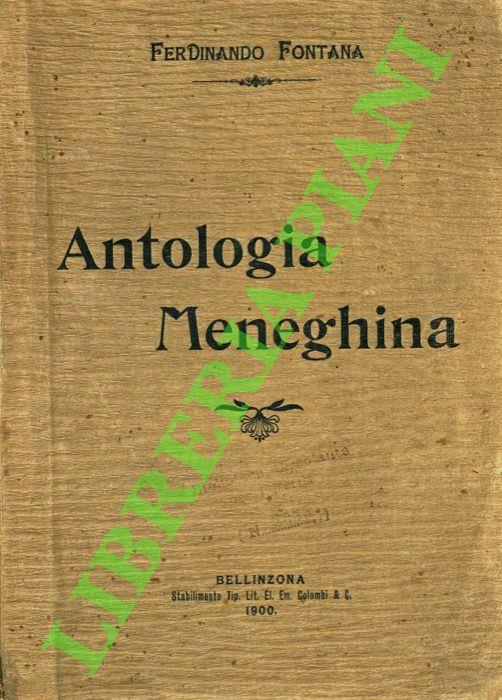 Antologia meneghina. - Ferdinando Fontana - copertina