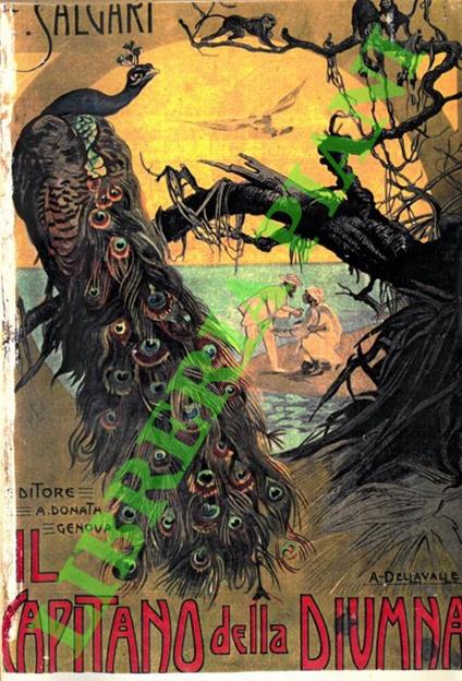 Il capitano della Djumna - Emilio Salgari - copertina