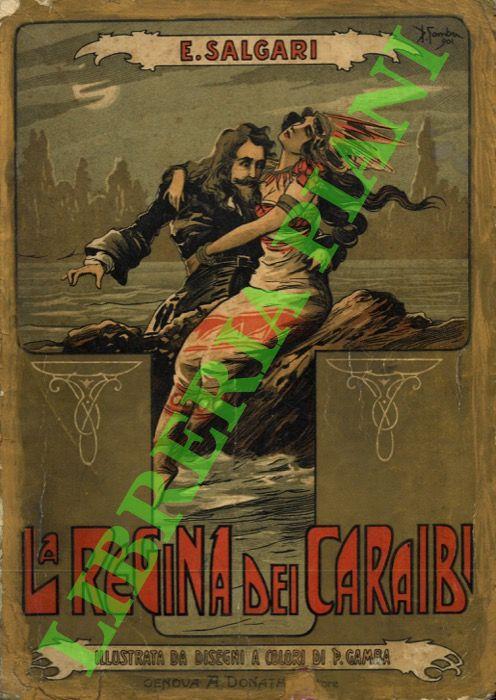 regina dei Caraibi - Emilio Salgari - copertina