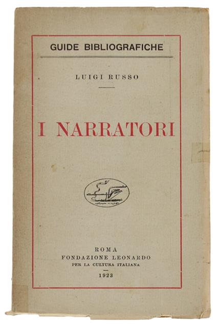 I Narratori - Luigi Russo - copertina