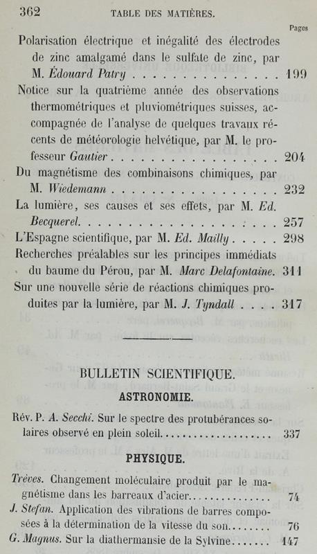 Bibliotheque Universelle Et Revue Suisse. Archives Des Sciences Physiques Et Naturelles. Nouvelle Période