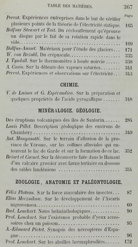 Bibliotheque Universelle Et Revue Suisse. Archives Des Sciences Physiques Et Naturelles. Nouvelle Période