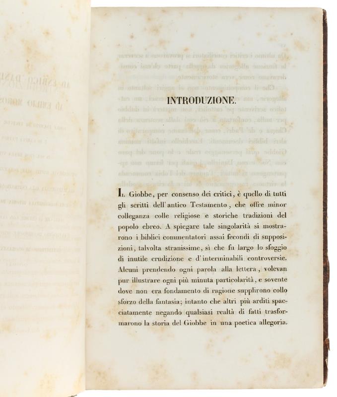 Il Giobbe Tradotto In Terza Rima