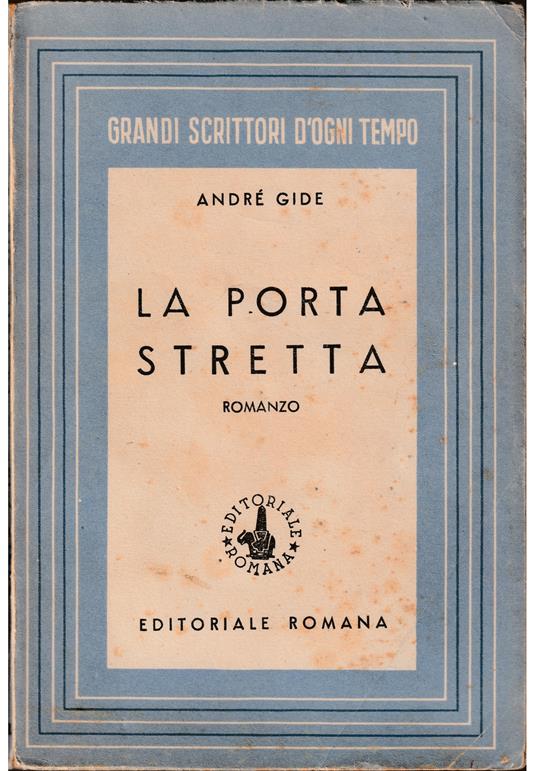 porta stretta - André Gide - copertina