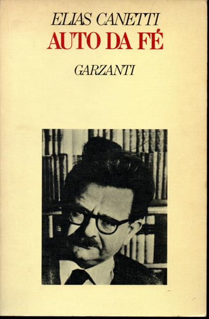 Auto da fé - Elias Canetti - copertina