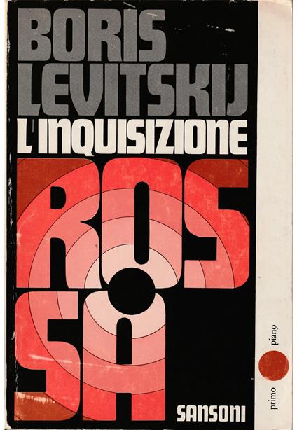 L' inquisizione rossa - Boris Levitskij - copertina