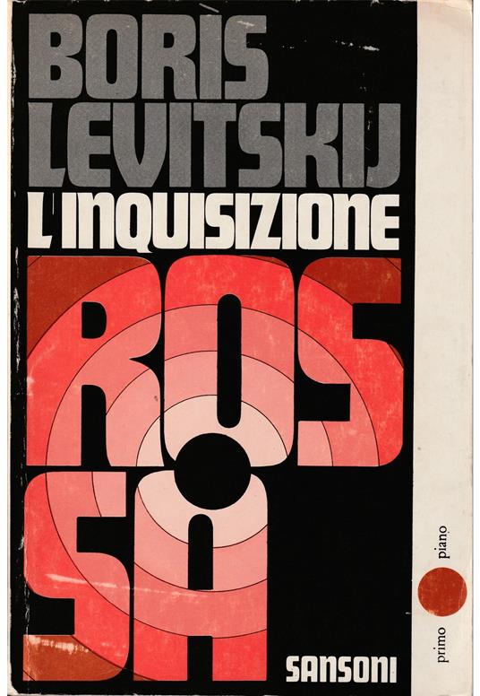 L' inquisizione rossa - Boris Levitskij - copertina