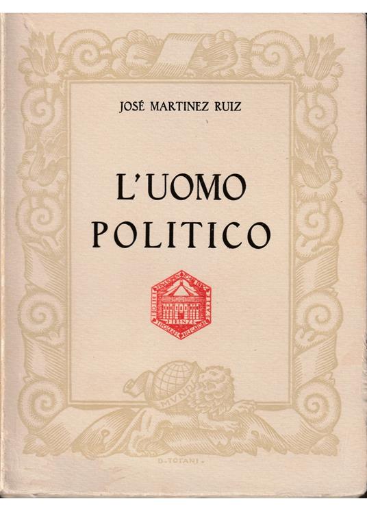 L' uomo politico - copertina