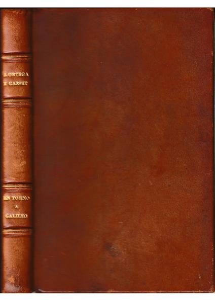 En torno a Galileo Esquema de las crisis - José Ortega y Gasset - copertina