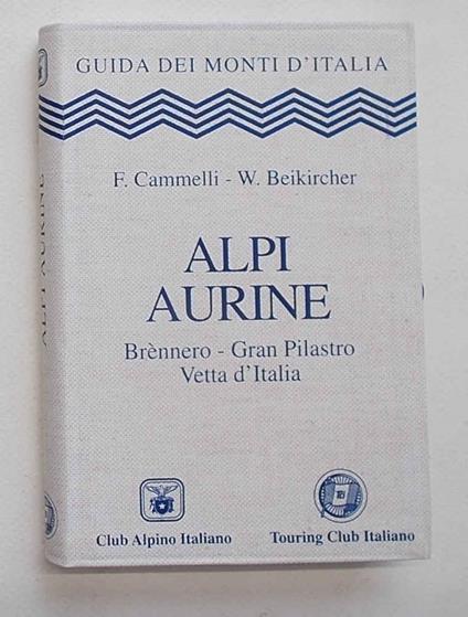 Alpi Aurine. BrŠnnero - Gran Pilastro - Vetta d'Italia - copertina