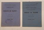 Legge sull'esercizio dei telefoni 7 aprile 1892 Numero 184. --- Decreto e regolamento per l'esercizio della legge 7 aprile 1892 sullo esercizio dei telefoni 16 giugno 1892 Numero 288