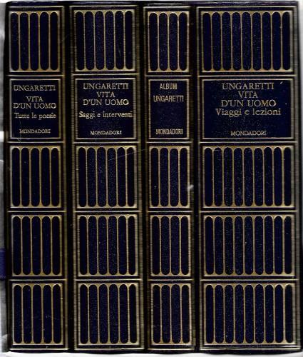 Vita di un uomo, in 4 voll - Giuseppe Ungaretti - copertina