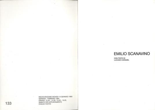 Emilio Scanavino - Luciano Caramel - copertina