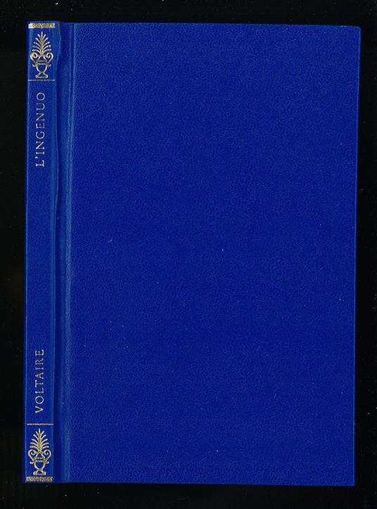 L' ingenuo e cosi santa - Voltaire - copertina