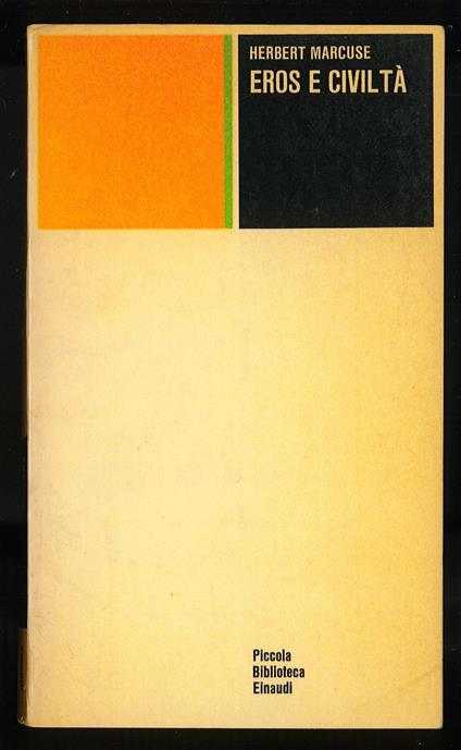 Eros e civiltà - Herbert Marcuse - copertina