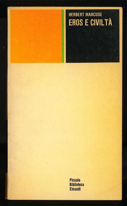 Eros e civiltà - Herbert Marcuse - copertina