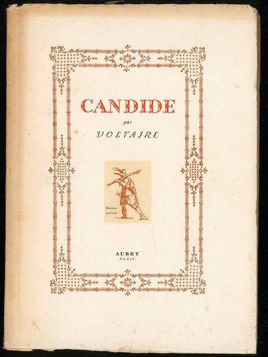 Candide - Voltaire - copertina