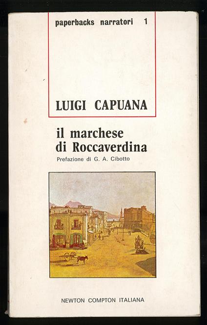 Il marchese di Roccaverdina - Luigi Capuana - copertina
