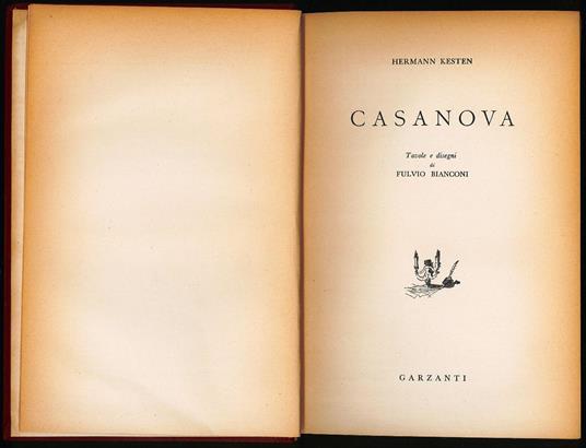 Casanova - Hermann Kesten - copertina