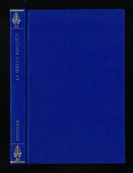 serena rinuncia - Theodor Fontane - copertina