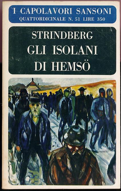 Gli isolani di Hemso - August Strindberg - copertina