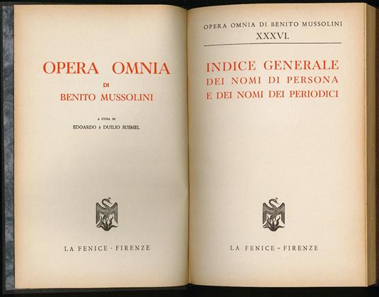 Indice generale dei nomi di persona e dei nomi dei periodici - copertina