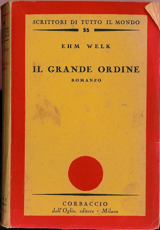 Il grande ordine - copertina