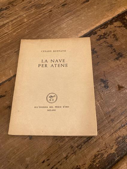 nave per Atene - Cesare Ruffato - copertina