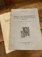 Profili bio - bibliografici di medici e naturalisti celebri italiani dal sec. XV° al sec. XVIII°