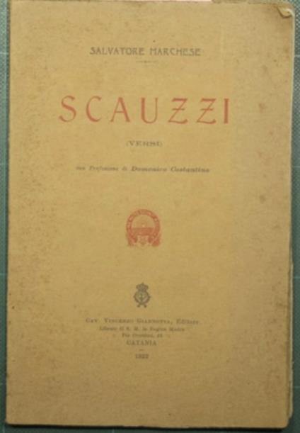 Scauzzi - Salvatore Marchese - copertina