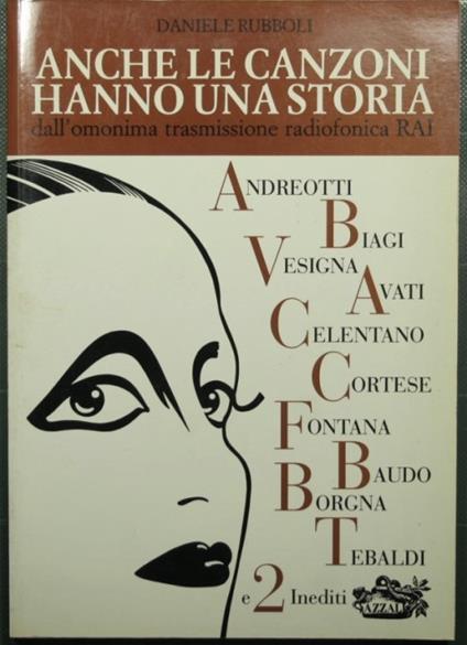 Anche le canzoni hanno una storia - Daniele Rubboli - copertina